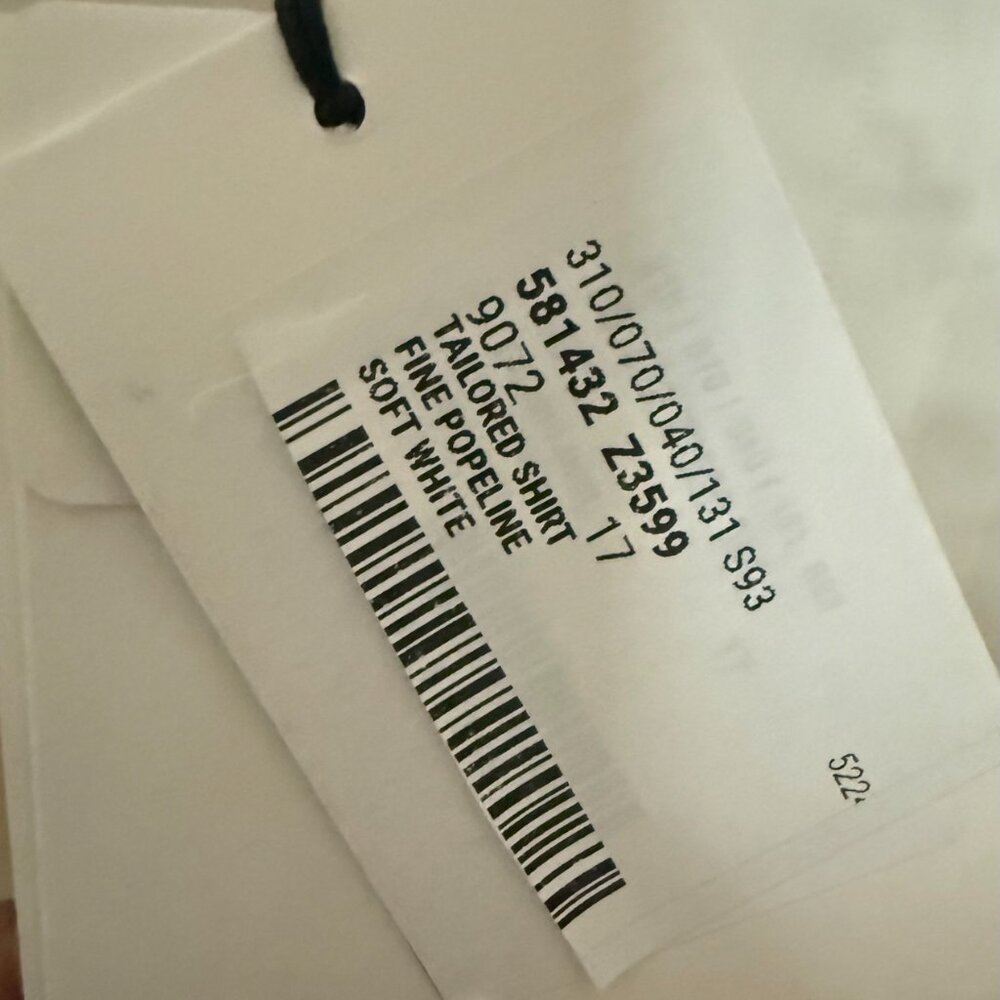 Gucci men's dress shirt, size 17, Ivory - Picture 8 of 12